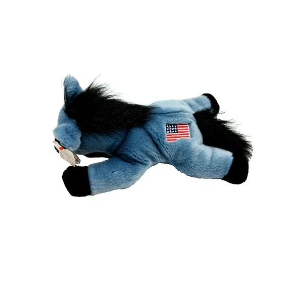 TY Donkey "Lefty" Beanie Baby 13" Long from The Benie Buddies Collection - Picture 2 of 12